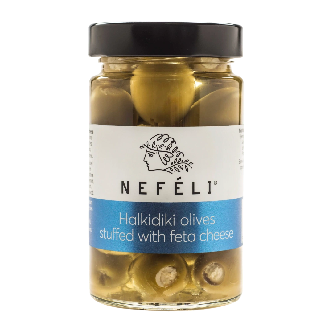 green olives stuffed with feta cheese