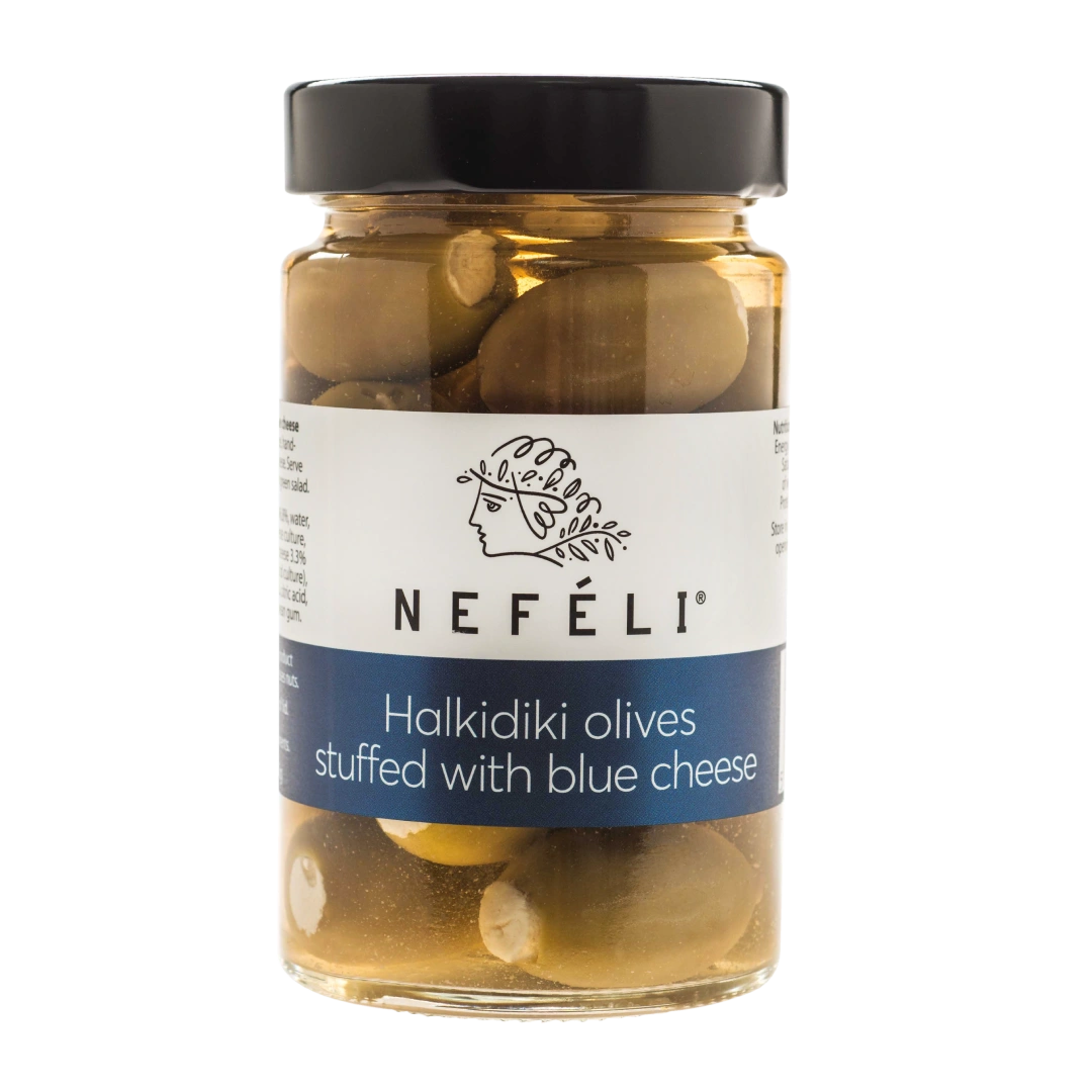 halkidiki olives stuffed with blue cheese